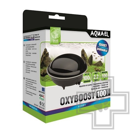 Aquael Компрессор OXYBOOST 100 Plus, до 100 литров