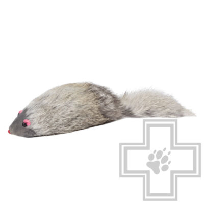 TRIOL Игрушка SQ4 "Мышь серая с пищалкой" для кошек