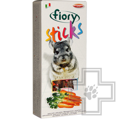 Fiory Палочки для шиншилл, со вкусом моркови