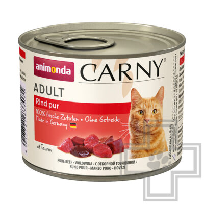 Carny Adult Консервы для взрослых кошек, паштет с говядиной