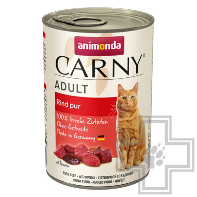 Carny Adult Консервы для взрослых кошек, паштет с говядиной
