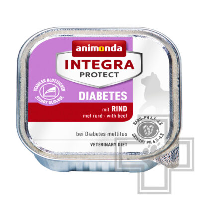 Integra Protect Diabetes Консервы-диета для кошек с диабетом, с говядиной