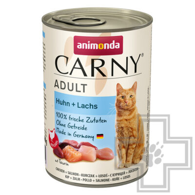 Carny Adult Консервы для взрослых кошек, с курицей и лососем