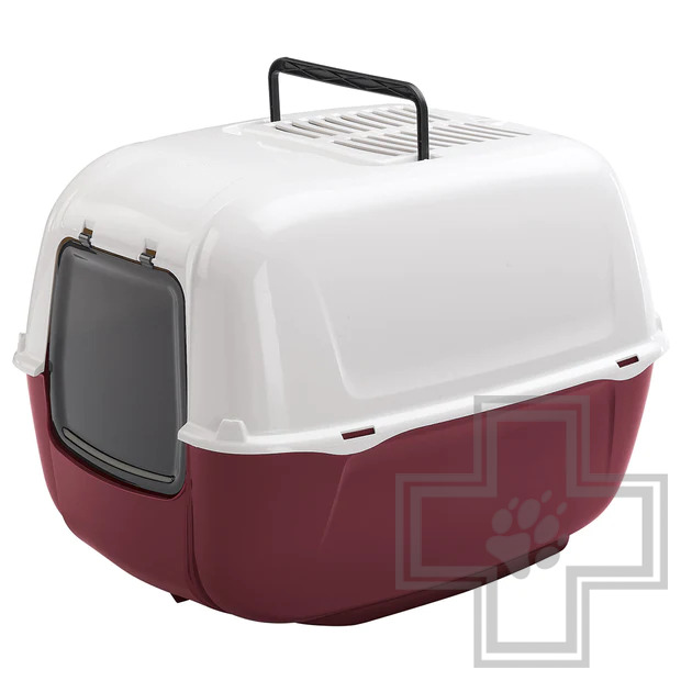 Ferplast Туалет-домик с дверцей PRIMA для кошек, с угольными фильтрами