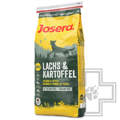 Josera Salmon & Potato Adult 22/14 Корм беззлаковый для взрослых собак всех пород с аллергией