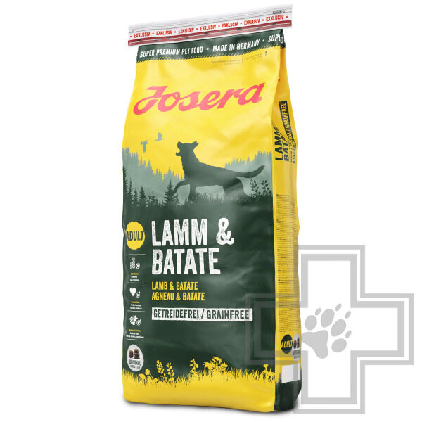 Josera Lamb & Batate Корм гипоаллергенный для взрослых собак всех пород, с ягненком и бататом