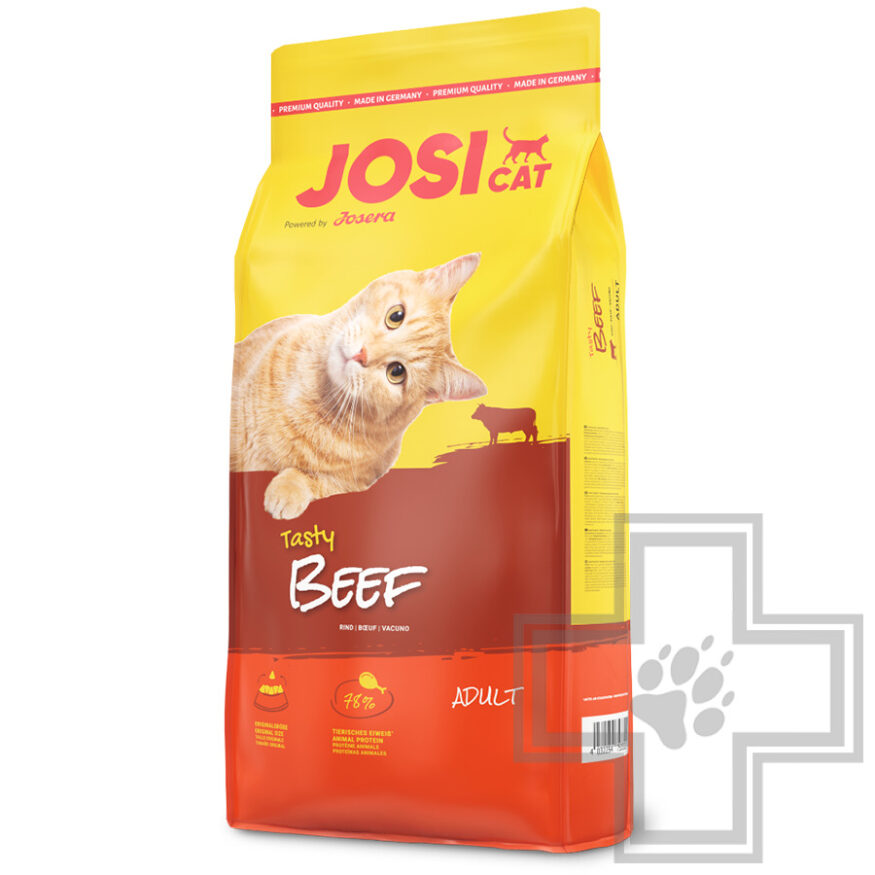 Josera JosiCat Tasty Beef Adult 27/9 Корм для взрослых кошек, с говядиной