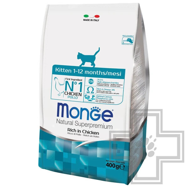 Monge Daily Line Корм для котят и беременных кошек, с курицей Monge Daily Line Корм для котят и беременных кошек, с курицей