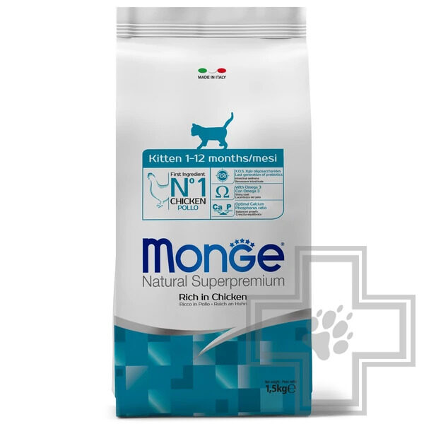 Monge Daily Line Корм для котят и беременных кошек, с курицей Monge Daily Line Корм для котят и беременных кошек, с курицей