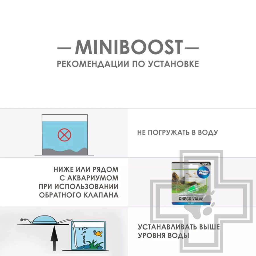 Aquael Компрессор MINIBOOST 200, 150-200 литров