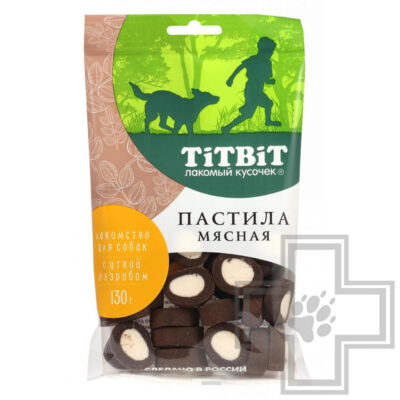 TiTBiT Пастила мясная для собак, с с уткой и кэробом