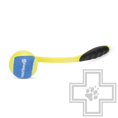 Beeztees Игрушка для собак "Метатель теннисных мячей", желтый