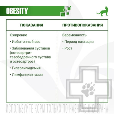 Monge VetSolution Cat Obesity Корм-диета для взрослых кошек при избыточном весе