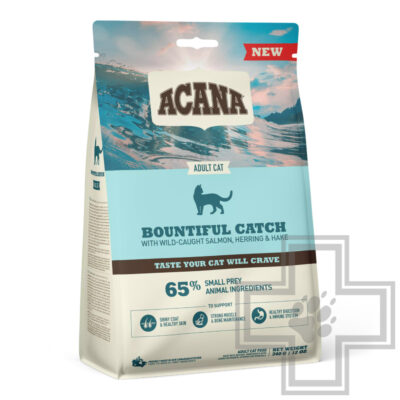 Acana Bountiful Catch Корм низкозерновой для взрослых кошек, с рыбой