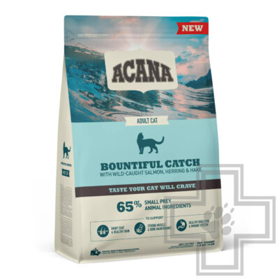 Acana Bountiful Catch Корм низкозерновой для взрослых кошек, с рыбой