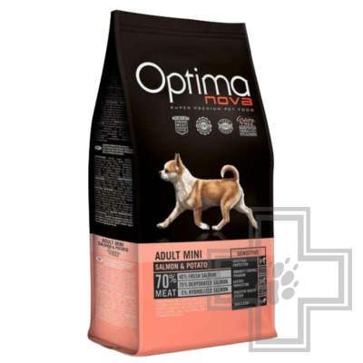 Optima Nova Adult Mini Sensitive Корм для взрослых собак мелких пород с чувствительным пищеварением