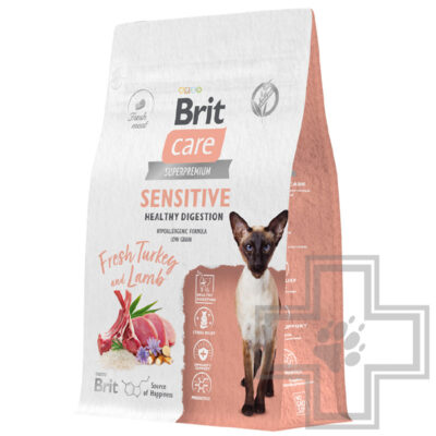 Brit Care Sensitive Healthy Digestion Корм для кошек с чувствительным пищеварением, с индейкой