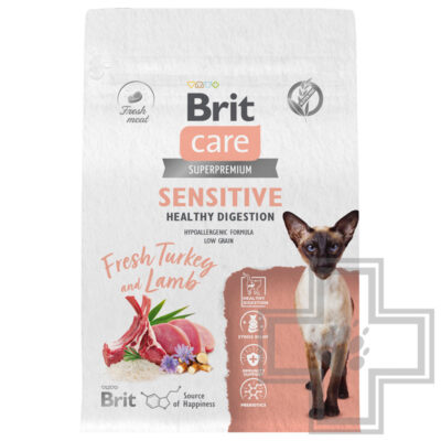 Brit Care Sensitive Healthy Digestion Корм для кошек с чувствительным пищеварением, с индейкой