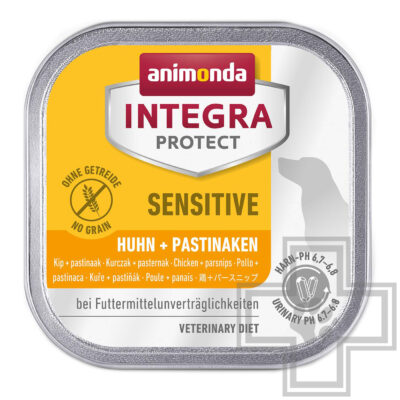 INTEGRA Protect Sensitive Консервы-диета для собак при аллергии, с курицей и пастернаком