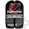 AlphaPet Пресервы для кошек с чувствительным пищеварением, с уткой и клюквой в соусе