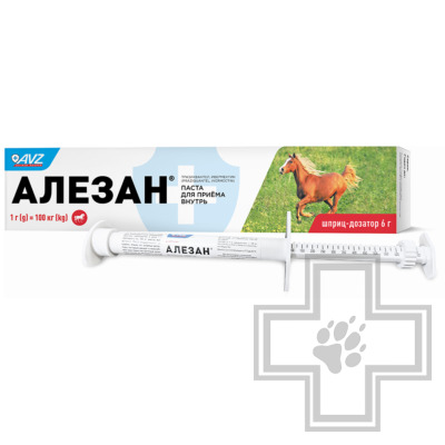 Алезан Паста антигельминтная для лошадей