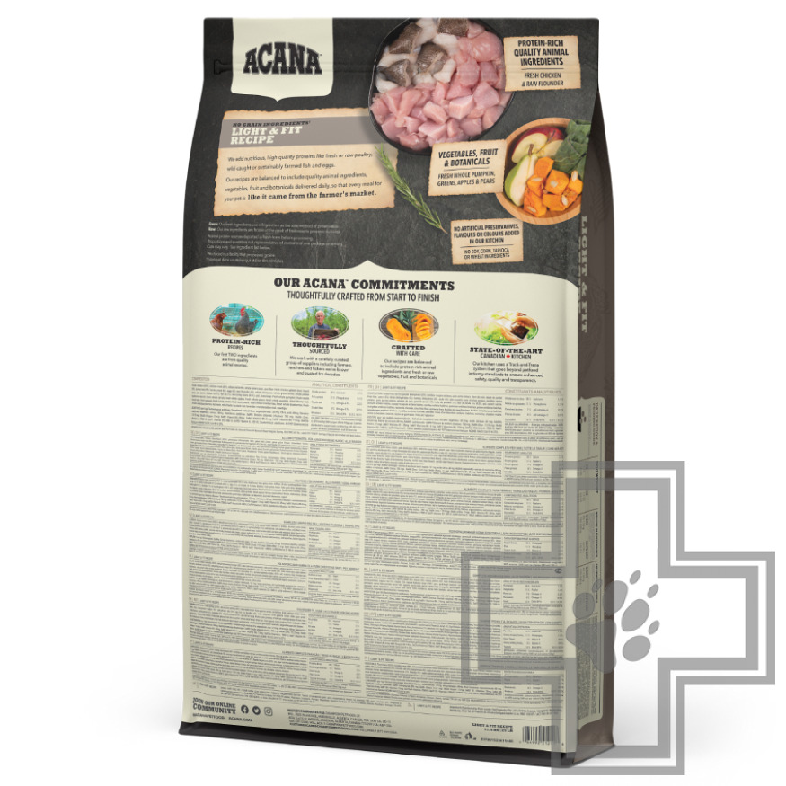 Acana корм для взрослых собак всех пород с избыточным весом с цыплёнком Acana корм для взрослых собак всех пород с избыточным весом с цыплёнком