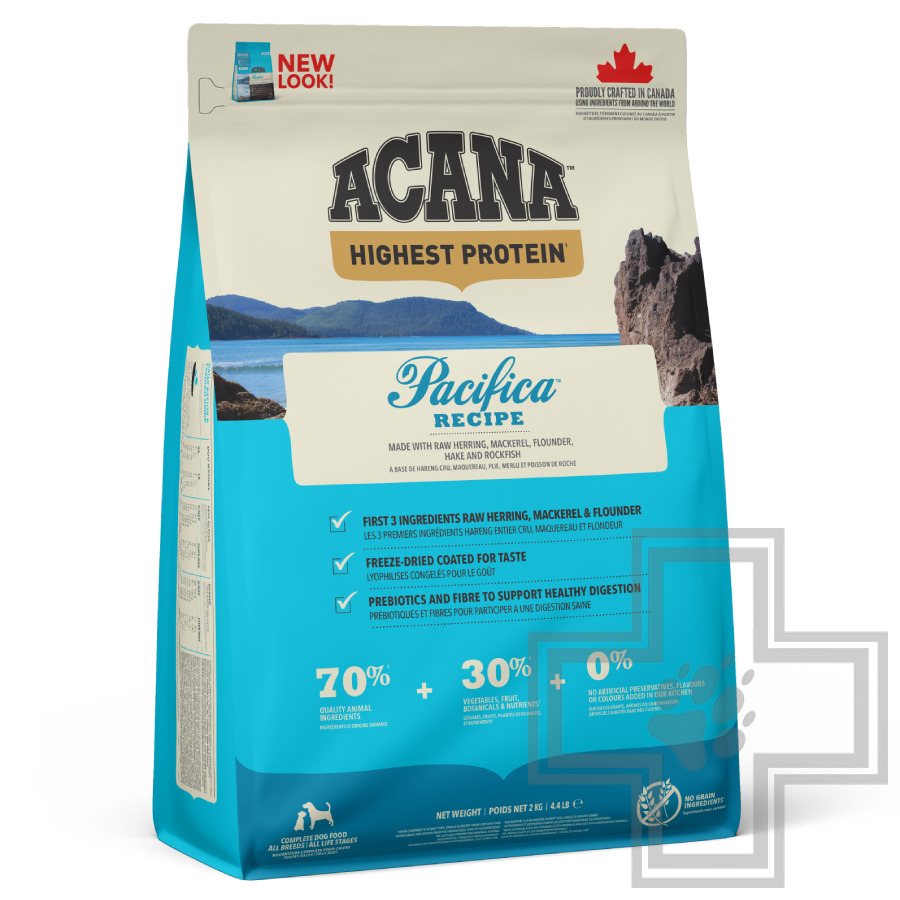 Acana Pacifica Корм беззерновой для собак всех пород и возрастов, с рыбой