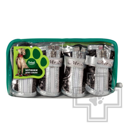 Triol Ботинки для собак с "лапками", черные