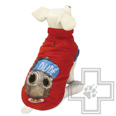 Triol Попона утепленная "Парнишка", красная с рисунком