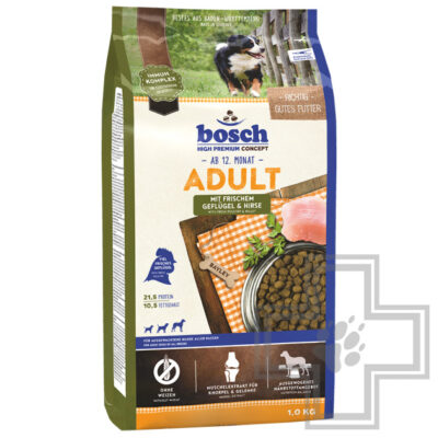 Bosch Adult Корм для взрослых собак всех пород, с птицей и просо