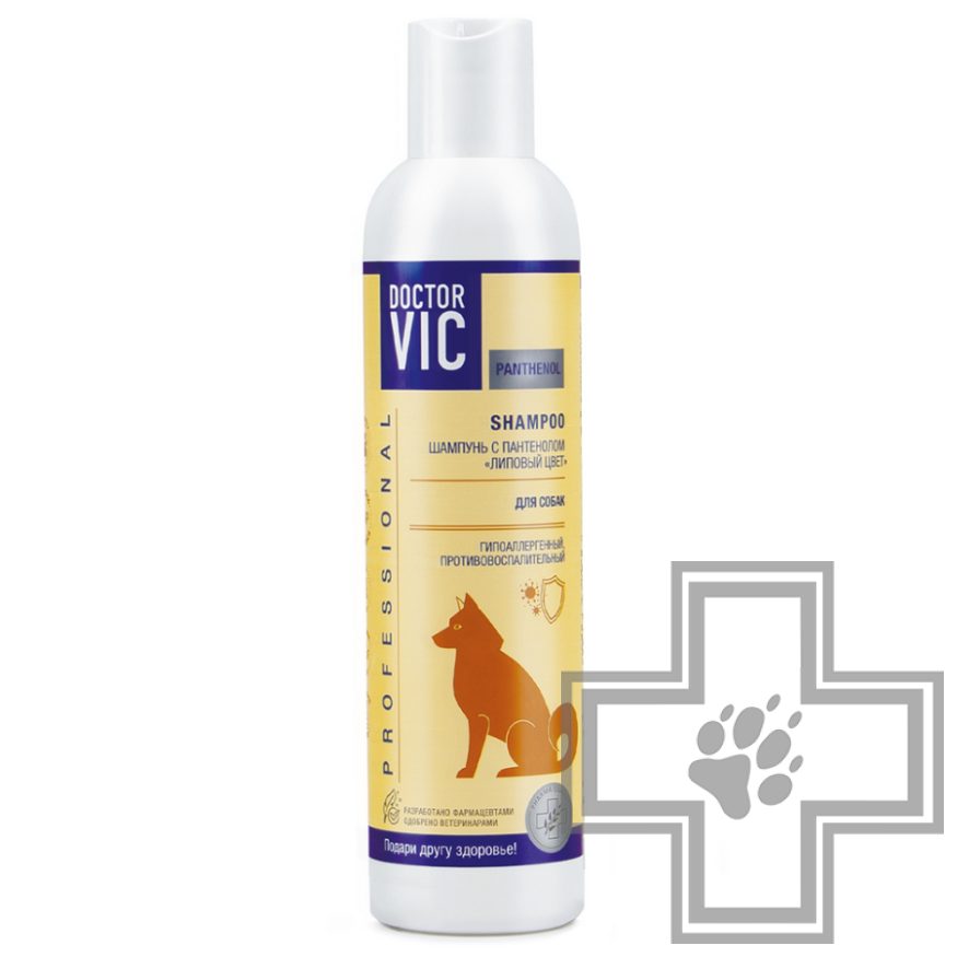 Doctor VIC Шампунь с пантенолом «Липовый цвет» для собак