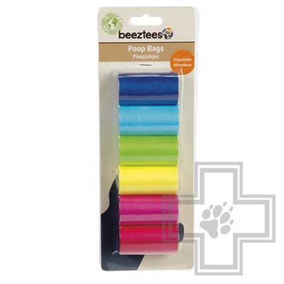 Beeztees пакеты гигиенические для держателя разноцветные