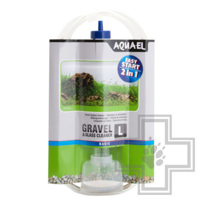 Aquael Gravel & Glass Cleaner Сифон для очистки грунта, размер L 33 см
