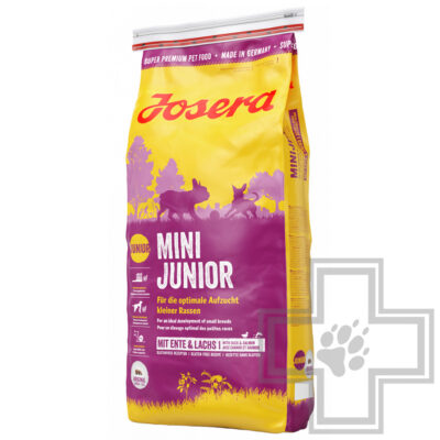 Josera MiniJunior Junior/Adult Mini 29/18 Корм для собак мелких пород, с уткой и лососем