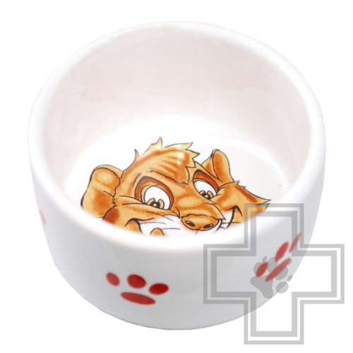 №1 Миска керамическая глубокая "Хомяк"