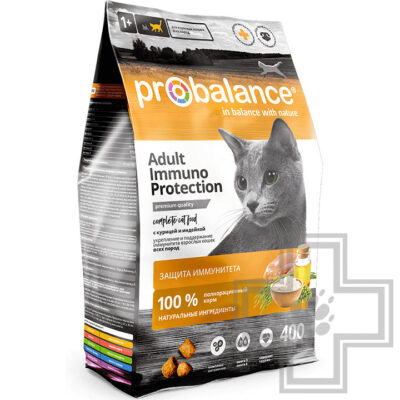 ProBalance Immuno Protection Корм для взрослых кошек для иммунитета, с индейкой и курицей