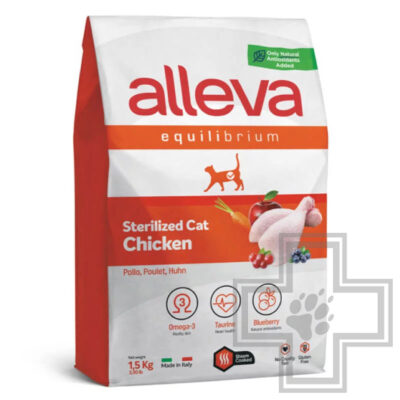 Alleva Equilibrium Корм для взрослых стерилизованных кошек, с курицей