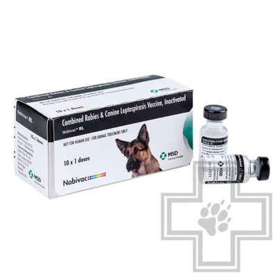 Нобивак RL Вакцина против бешенства и лептоспироза собак инактивированная (цена за 1 ампулу)