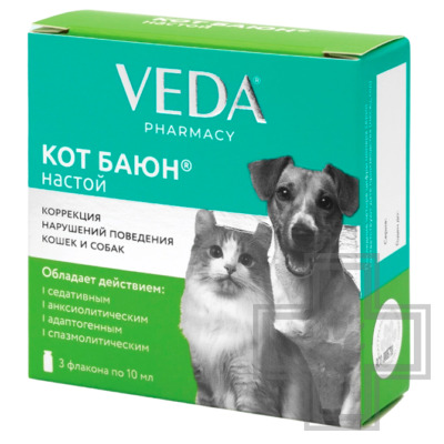Кот баюн настой Успокоительное средство для кошек и собак