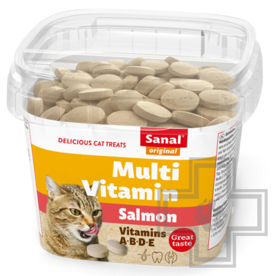 SANAL Multi Vitamin Salmon Мультивитамин для кошек со вкусом лосося