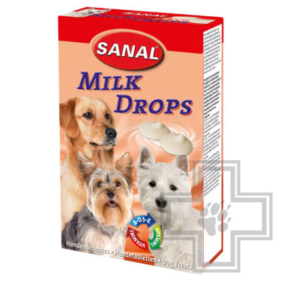 SANAL Milk Drops Молочные дропсы для собак