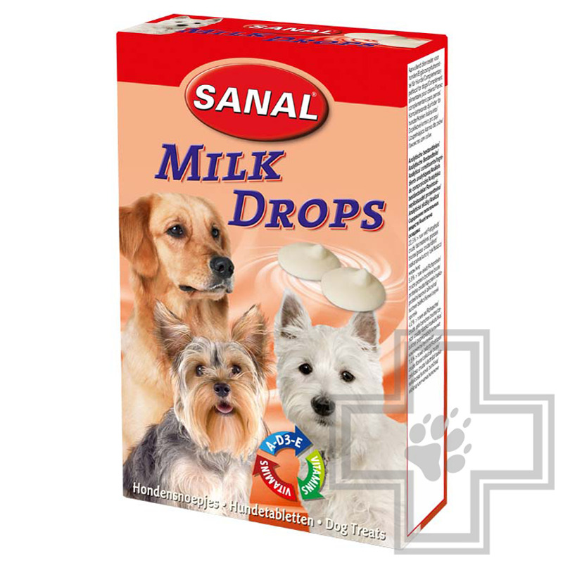 SANAL Milk Drops Молочные дропсы для собак