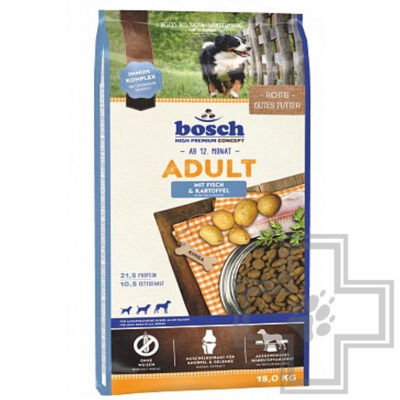 Bosch Adult Корм для взрослых собак всех пород, с картофелем и рыбой