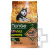 Monge BWild GRAIN FREE Корм беззерновой для взрослых собак всех пород, с лососем