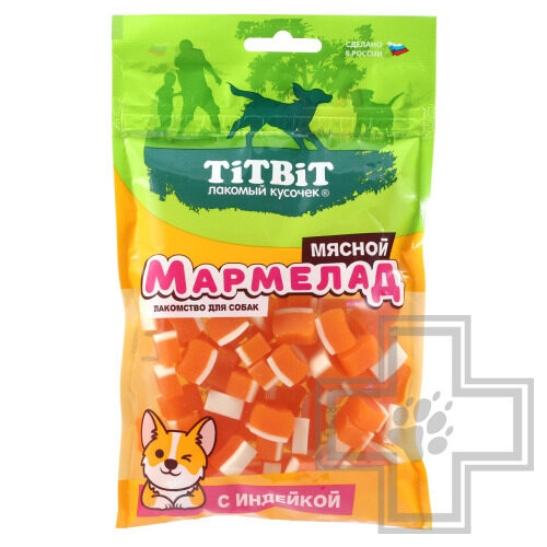 TiTBiT Мармелад мясной для собак всех пород, с индейкой