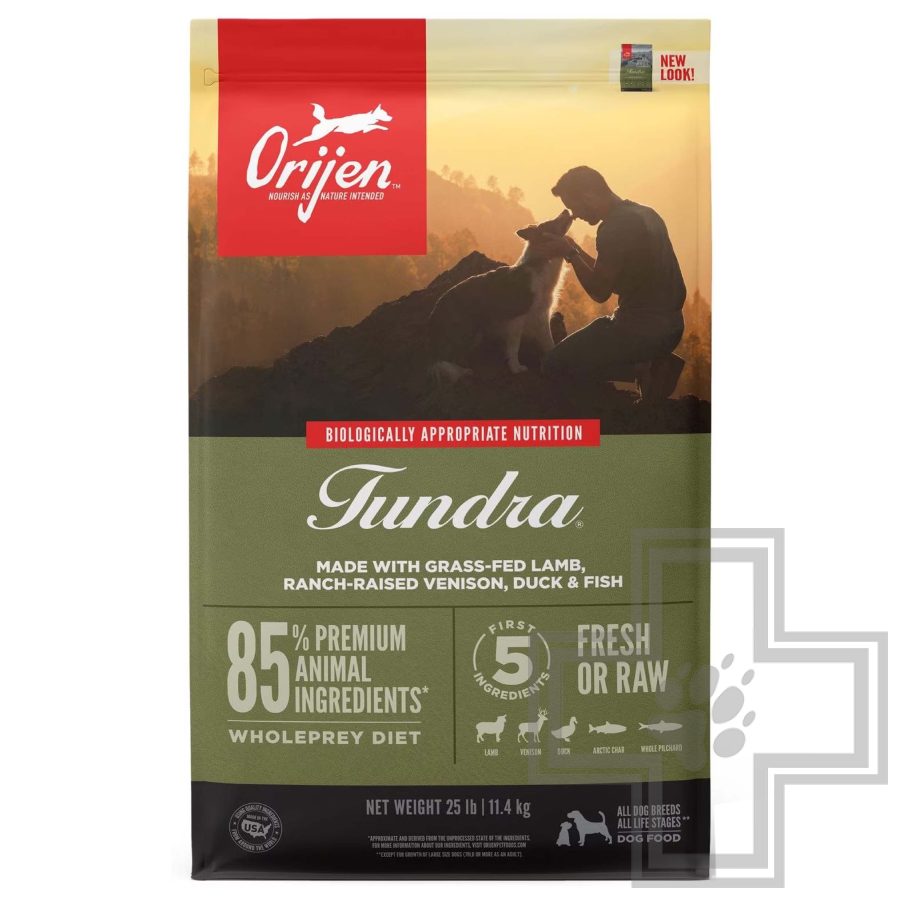 Orijen Tundra Корм беззерновой для собак всех пород