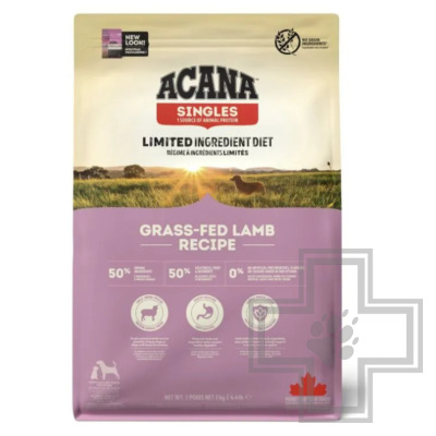 Acana Grass-Fed Lamb Корм беззерновой для собак с чувствительным пищеварением, с ягненком