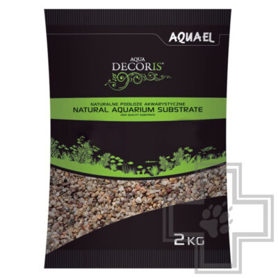 Aquael Substrate Гравий для аквариума естественный разноцветный 1,4-2 мм