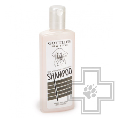 Gottlieb Shampoo Poodle Apricot Шампунь с маслом макадамии для пуделей абрикосового окраса