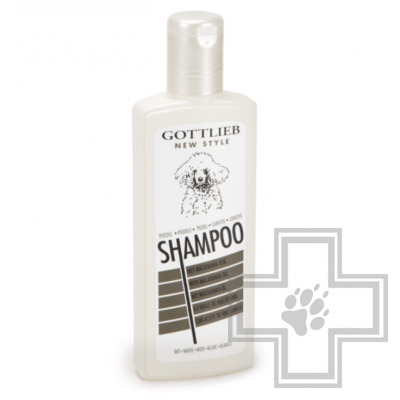 Gottlieb Shampoo White Poodle Шампунь с маслом макадамии для белых пуделей